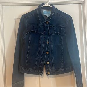 Draper James Ruffled Jean Jacket Medium